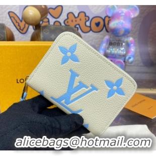 Best Quality Louis Vuitton Zippy Coin Purse M60574 Blue