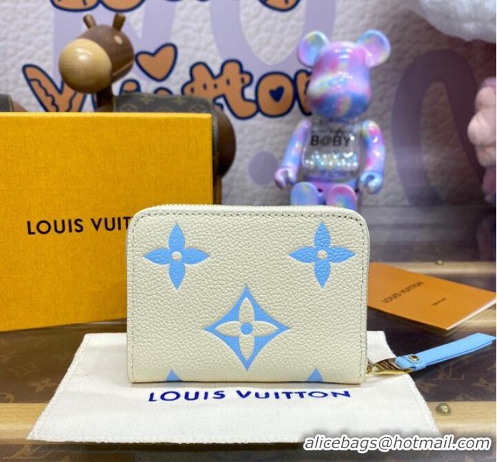 Best Quality Louis Vuitton Zippy Coin Purse M60574 Blue