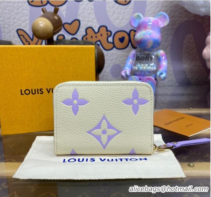 Top Quality Louis Vuitton Zippy Coin Purse M60574 Bubble Tea Mauve