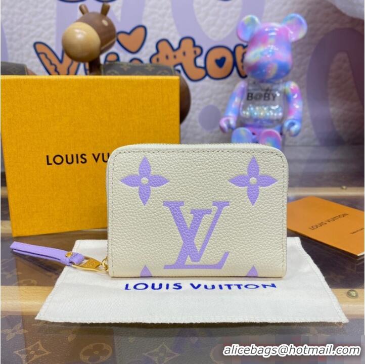 Top Quality Louis Vuitton Zippy Coin Purse M60574 Bubble Tea Mauve