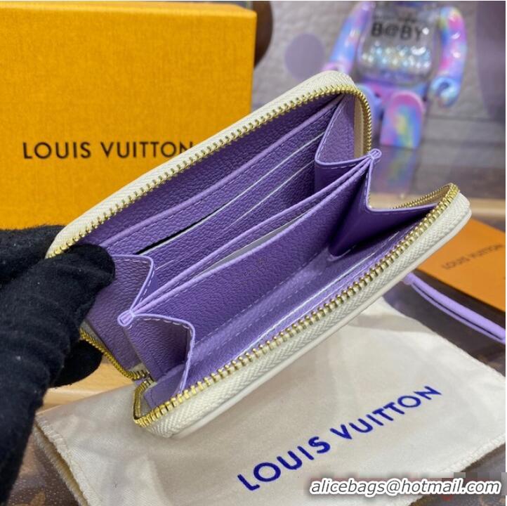 Top Quality Louis Vuitton Zippy Coin Purse M60574 Bubble Tea Mauve