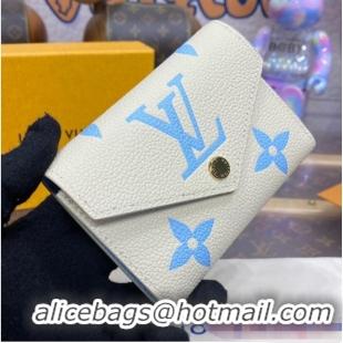 Lower Price Louis Vuitton Victorine Wallet M82925 blue