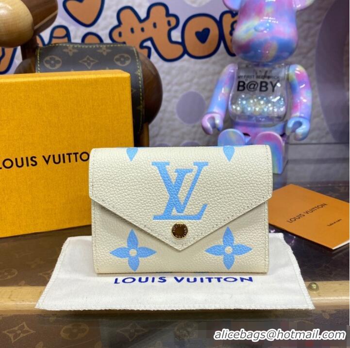 Lower Price Louis Vuitton Victorine Wallet M82925 blue