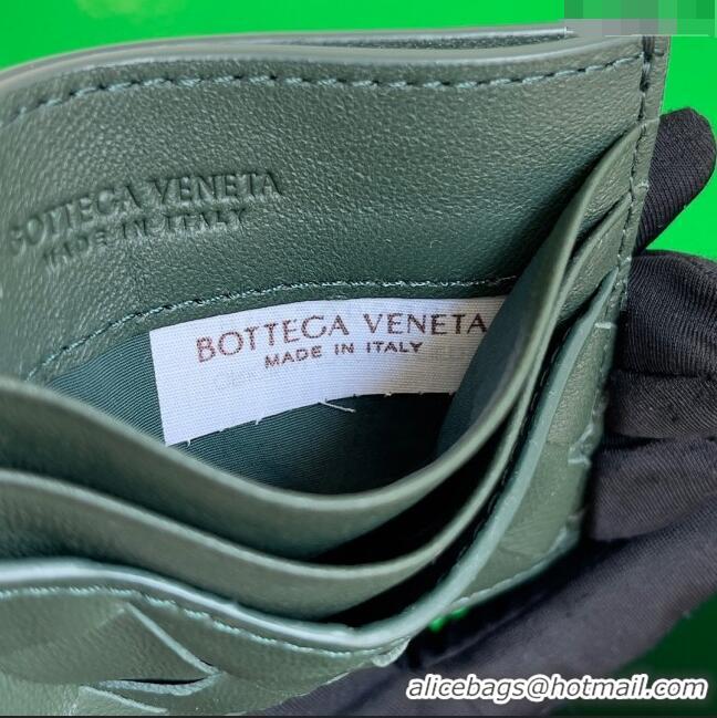 Buy Fashionable Bottega Veneta Intrecciato Credit Card Case 749449 Green 2024