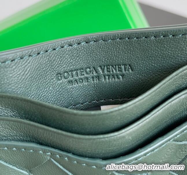 Buy Fashionable Bottega Veneta Intrecciato Credit Card Case 749449 Green 2024