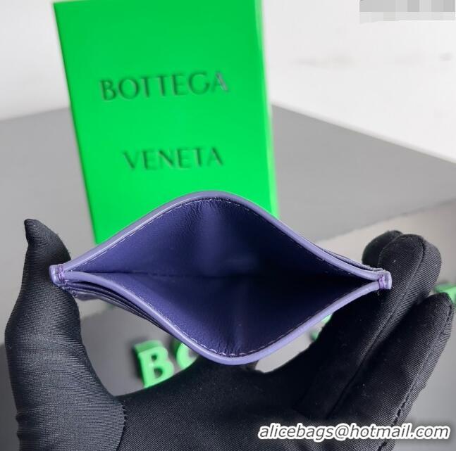 Pretty Style Bottega Veneta Intrecciato Credit Card Case 749449 Royal Blue 2024