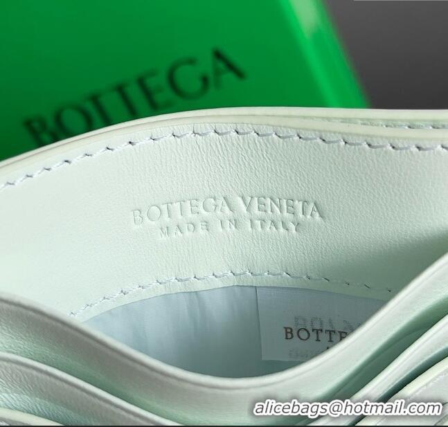 Grade Quality Bottega Veneta Intrecciato Credit Card Case 749449 Glacier Green 2024