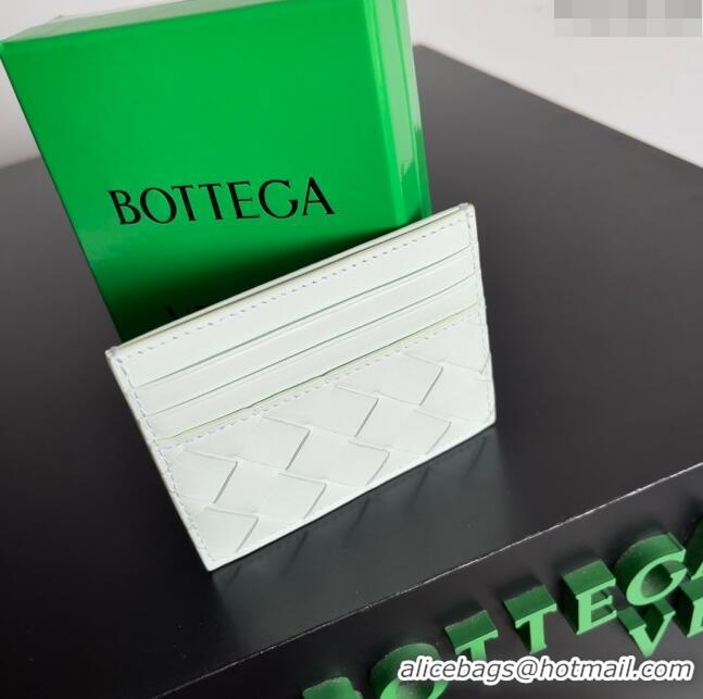 Grade Quality Bottega Veneta Intrecciato Credit Card Case 749449 Glacier Green 2024