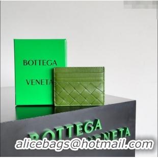 Top Quality Bottega Veneta Intrecciato Credit Card Case 749449 Green 2024