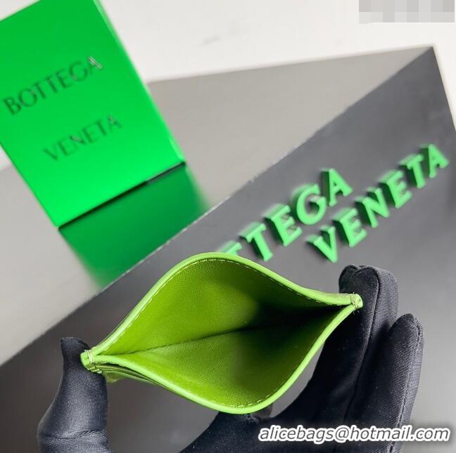 Top Quality Bottega Veneta Intrecciato Credit Card Case 749449 Green 2024