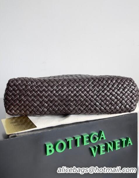 Promotional Bottega Veneta Tosca Shoulder Bag in Intreccio Leather Fondant Fondant Brown/Blue 716974 2023