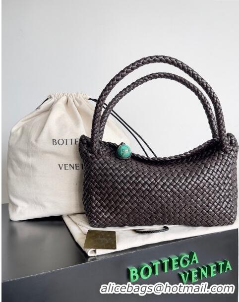 Promotional Bottega Veneta Tosca Shoulder Bag in Intreccio Leather Fondant Fondant Brown/Blue 716974 2023