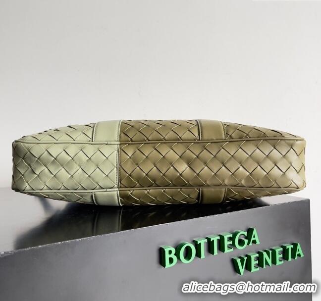 Reasonable Price Bottega Veneta Slim Classic Briefcase Bag in Intrecciato Leather 690702 Green 2024