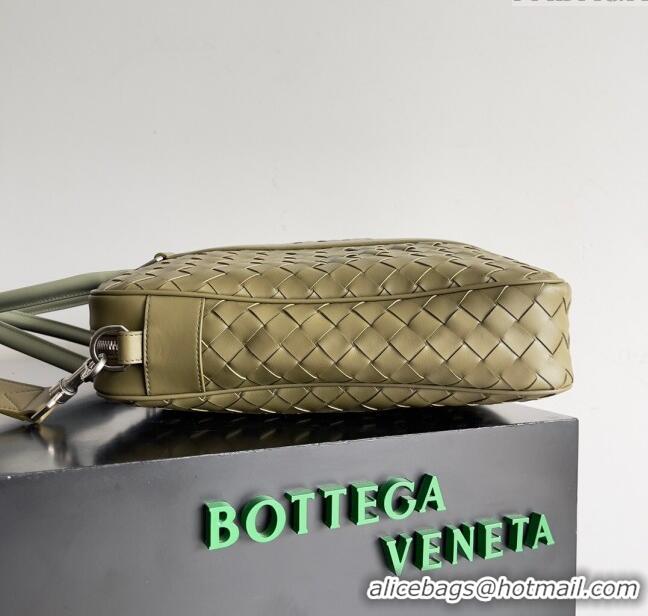 Reasonable Price Bottega Veneta Slim Classic Briefcase Bag in Intrecciato Leather 690702 Green 2024