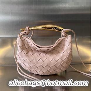 Super Quality Bottega Veneta Mini Sardine Bag in Intrecciato Leather 744267 Lotus Pink 2023