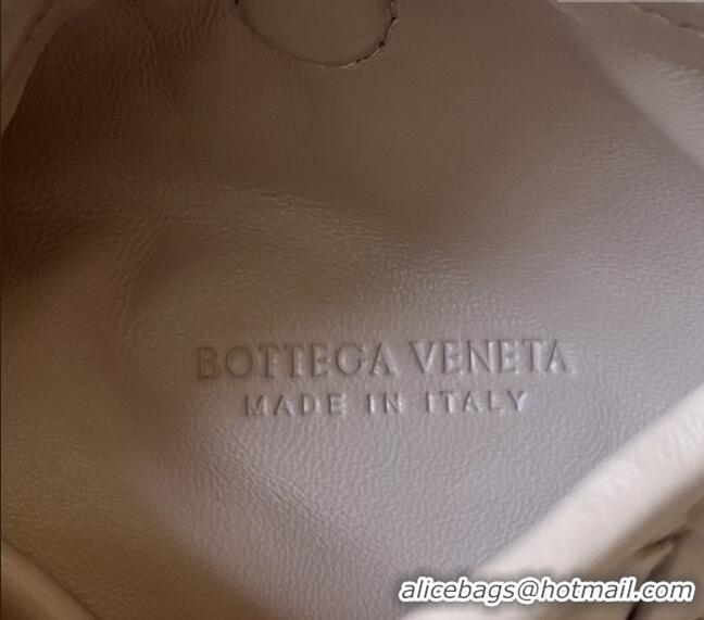 Luxurious Bottega Veneta Mini Hop Hobo Bag in Intrecciato Leather 777586 Lotus Pink 2023