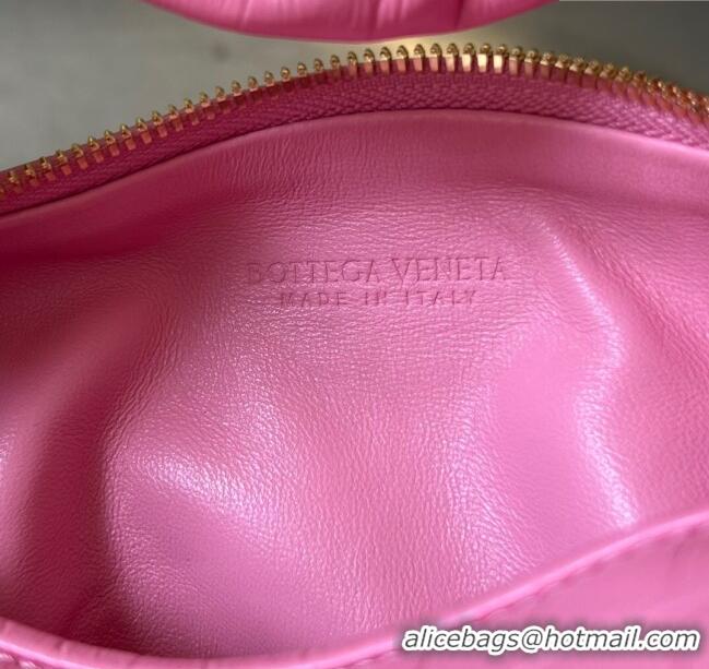 Buy Fashionable Bottega Veneta Mini Jodie Hobo in Alligator Leather 717709 Pink 2024