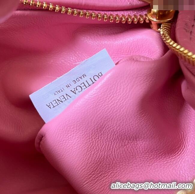 Buy Fashionable Bottega Veneta Mini Jodie Hobo in Alligator Leather 717709 Pink 2024