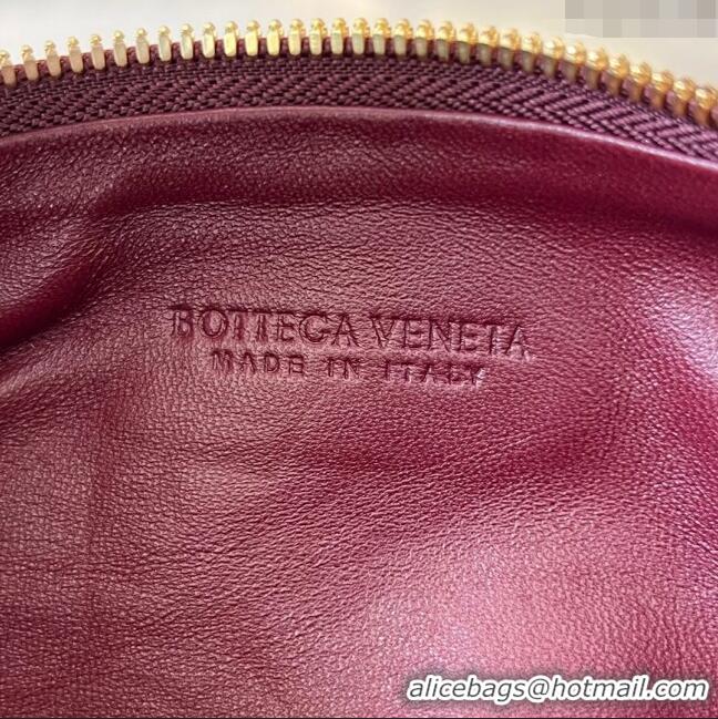 Promotional Bottega Veneta Mini Jodie Hobo in Alligator Leather 717709 Burgundy 2024