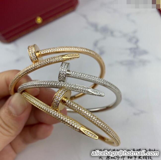 Unique Discount Cartier Juste un Clou Bracelet with Crystal C101980 Yellow Gold 2022