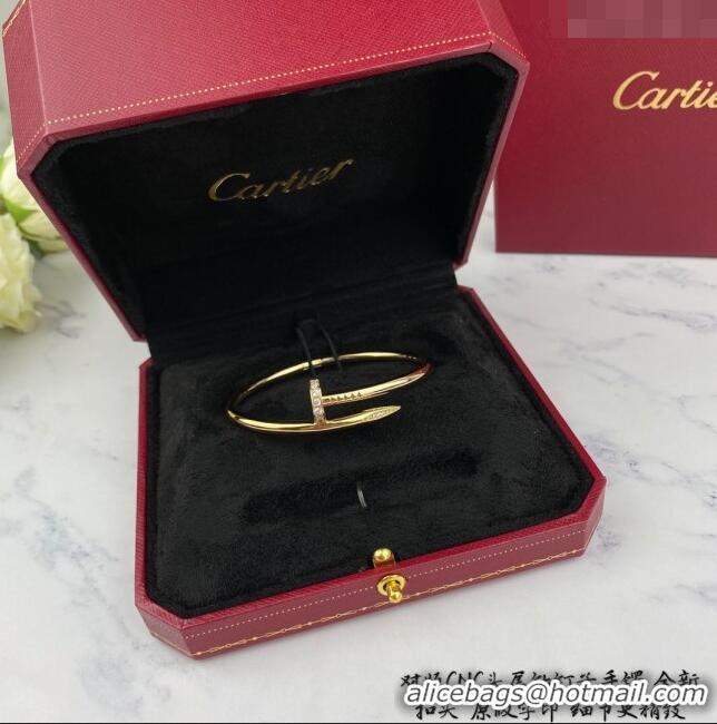 Super Quality Cartier Juste un Clou Bracelet with Crystal C101982 Rosy Gold 2022