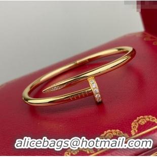 Most Popular Cartier Juste un Clou Bracelet with Crystal C101983 Yellow Gold 2022