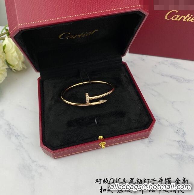 Most Popular Cartier Juste un Clou Bracelet with Crystal C101983 Yellow Gold 2022