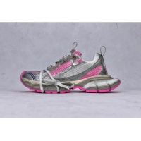 Good Product Balenciaga 3XL Trainers Sneakers in Mesh and Polyurethane Grey/Pink 129015