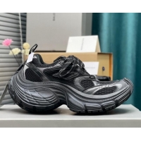 Good Quality Balenciaga 10XL Trainers Sneakers in Black Mesh TPU and Rubber 0129021