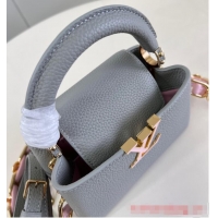 Traditional Specials Louis Vuitton Capucines Mini M23363 Ice Grey