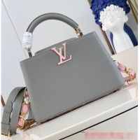 Best Price Louis Vuitton Capucines BB M23280 Ice Grey