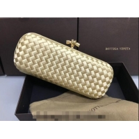 Noble Grade Bottega Veneta Stretch Box Knot Silk Woven Bag BV8651 Yellow 2023