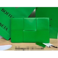 Top Quality Bottega Veneta Arco Document Case Pouch in Intrecciato Leather 680169 Green 2024