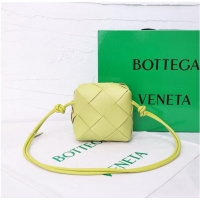 Affordable Price Bottega Veneta Mini Cassette Camera Bag 701915 Lemon