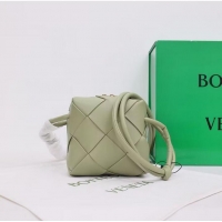 Reasonable Price Bottega Veneta Mini Cassette Camera Bag 701915 Light Green