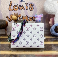 Free Shipping Discount Louis Vuitton SKI Coussin BB M23617 White