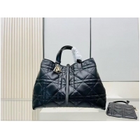 Most Popular Dior Toujours Original Leather large Bag 9936 Black