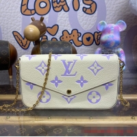 Buy Inexpensive Louis Vuitton Felicie Pochette M83025 Bubble Tea Mauve