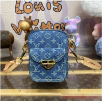 Buy Discount Louis Vuitton Fairfax Pochette M82948 Denim Blue