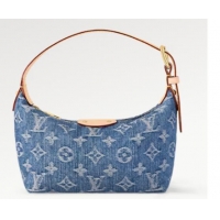 Traditional Discount Louis Vuitton Hills Pochette M82949 Denim Blue