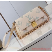 Top Quality Louis Vuitton Favorite M45813 Beige&Light blue