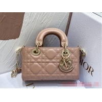 Best Price Dior mini Lady D-Joy Bag Cannage Lambskin 9230 pink