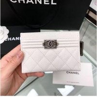 Super Quality Chanel card holder C86209 White