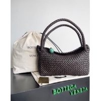 Promotional Bottega Veneta Tosca Shoulder Bag in Intreccio Leather Fondant Fondant Brown/Blue 716974 2023