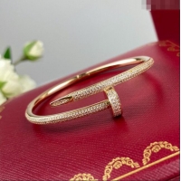 Grade Design Cartier Juste un Clou Bracelet with Crystal C101979 Rosy Gold 2022