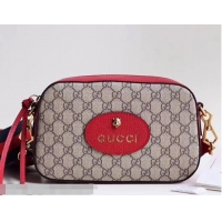 Popular Style Gucci GG Supreme Messenger Bag 476466 Red