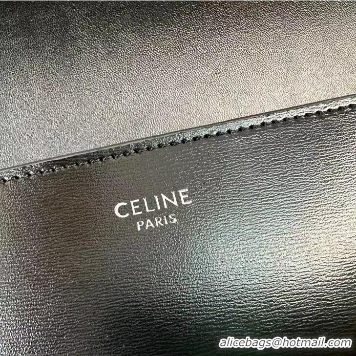 Top Quality Celine Triomphe Shoulder Bag Original Leather With Strap CE5533 Black