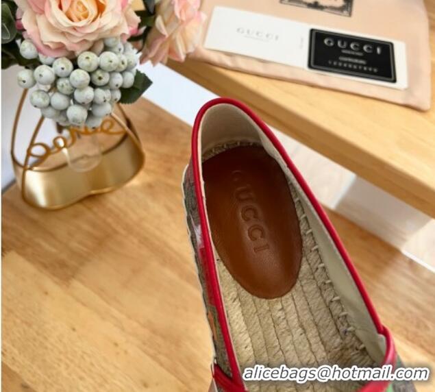 Charming Gucci GG Flora Canvas Espadrilles Flat 125105