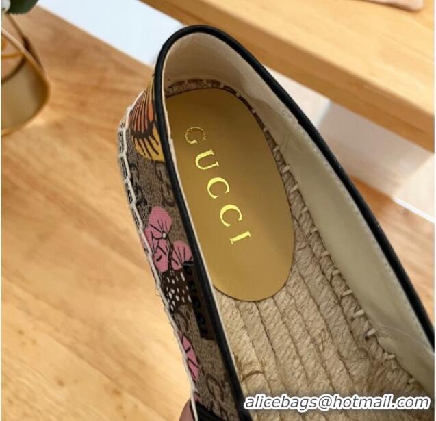 Shop Duplicate Gucci GG Tiger Canvas Espadrilles Flat 125106