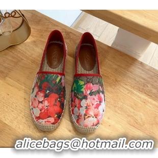 Luxury Gucci GG Flora Canvas Espadrilles Flat 125107